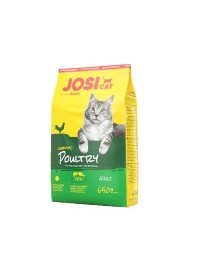 Josera Crunchy Poultry Anti-Hairball Dry Food with Chicken for Adult Cats 650 g